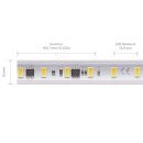 Hochvolt-LED-Streifen 14W/m, 72 SMD-LED/m, 230V...