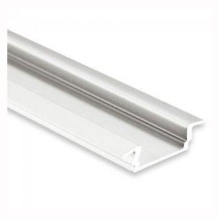 Alu Einbau-Profil Galaxy PL8  f. LED-Streifen, 23,07 x 5,91 mm, pro Meter