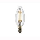 Kerzenbirne LED Faden Filament 5W 630lm, E14, 2700K dim RA90