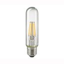 LED R&ouml;hrenlampe T32 E27 Filament 6W 2700K, 806lm, dim