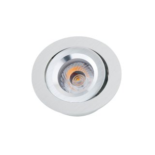 LED Downlight 7W Argent Flat 36&deg; CRI90, dim, DA=68 inkl.Treiber IP20