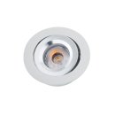 LED Downlight 7W Argent Flat 36&deg; CRI90, dim, DA=68...