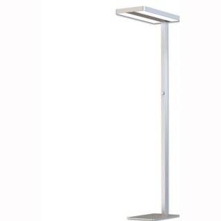 LED Stehleuchte Office Pro, 40+40W, 7500lm, 120&deg; /90&deg; mit Bewegungs-und Tageslichtsensor,dim