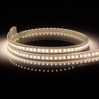 Mikalux 230V LED Lichtschlauch 120 SMD-LED 2835 LEDs/m, 1m  IP65 / lfm, teilbar alle 50cm