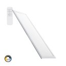 LED Panelleuchte 120x30, 40W, CCT, 3600lm, wei&szlig;er Rahmen, IP20, ohne Fernbedienung