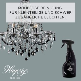 Hagerty Kristallreiniger Crystal Clean (500 ml) biologisch abbaubar, Kronleuchterspray