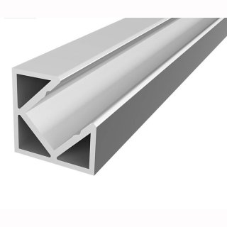 Mikalux Winkelprofil Tex mini, f&uuml;r LED-Streifen bis 5mm, 10x10 mm , pro m