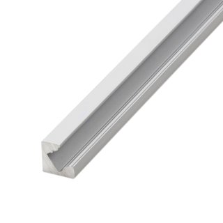 Mikalux Winkelprofil Texas mini, IP44, f&uuml;r LED-Streifen bis 5mm, 10x10 mm , pro m