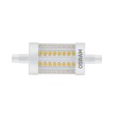 Osram R7s LED 9,5W 78mm 2700K 300&deg;,1055llm, wie 75W,...