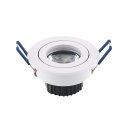 LED Downlight 5W Argent 340lm 2800-2000K 36&deg; dim Weiss