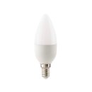 Kerzenbirne Ecolux LED 5,5W 470lm, E14, 2700-2200K DTW, opal