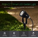 Garten Lampe 6W RGB-WW mit Funk und WLAN IP65 230V...