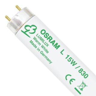 Osram T8 Lumilux 15W - 830 Warmwei&szlig; | 43cm