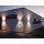 LED Wandleuchte PUK Mini Wall LED outdoor, IP44, Up- Down, 2x8W, mit Linsen klar