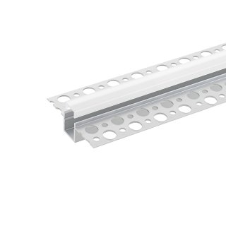 Alu- Unterputz-/Fliesenprofil Randlos Sigor Unterputz 10  f. LED-Streifen (max. 10,5mm),  pro Meter silber