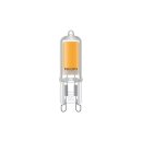 Sylvania LED COB Leuchtmittel Stiftsockel 3,8W = 40W G9 klar 470lm warmwei&szlig; 2700K