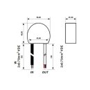 LED Trafo 24V/DC 20W 0,83A wasserfest IP67 Unterputzdose Netzteil rund A2024Y