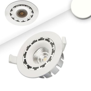 Downlight  15W  mit Trafo, Einbauring wei&szlig; starr DA=95mm