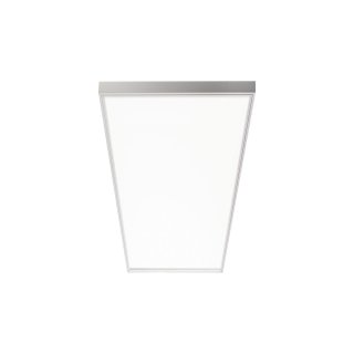 LED Aufbau Panelleuchte FLED 120x30x2,8cm, 36W, mit Rahmen wei&szlig; neutralwei&szlig; 4000K oder warmwei&szlig; 3000K , UGR<19