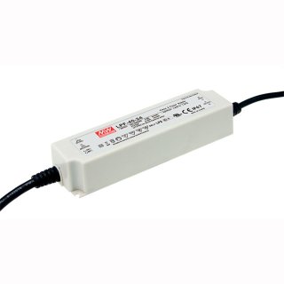 MeanWell LED Trafo LPF 60W 1-10V DC dimmbar IP67 42V 1400mA  0-10V 3-dimming