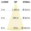 LED Stra&szlig;enlampe 60W  GR60, 4000K, IP66, mit Aufnahme f&uuml;r Ausleger DN45