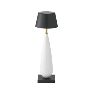Akku-Tischleuchte Thala, keramikwei&szlig;/schwarz 2,3W Flex-Mood 2200K/2700K IP65 Ra80 dim