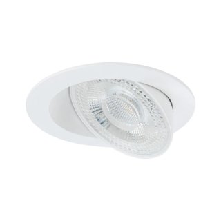 Downlight Spot 7W, superflach 35mm, schwenkbar 90&deg;, Abstrahlwinkel 35&deg;, 3-Step dimmbar, wei&szlig;, schwarz, silber, 2700-6500K