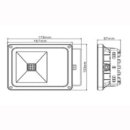 LED Floodlight  10W IP65 120&deg; 1x10W Bridgelux COB Professional