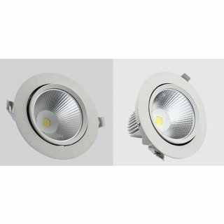 Downlight Spot 20W COB bis zu 45&deg; ausschwenkbar, Deckenausschnitt 170mm