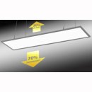 LED Panelleuchte 120x30x1,2cm 55W Up-Down, optional 2 getrennte Wei&szlig;farben m&ouml;glich