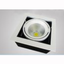 kardanische Deckeneinbaulampe COB LED 1x28W 40&deg;, Rahmen wei&szlig;, high Cri