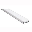 Mikalux GIZA Profil flach/breit, f&uuml;r doppelte  LED-Streifen, 26x10mm , pro m