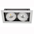 kardanische Deckeneinbaulampe COB LED 2x20W 44&deg;, 350...