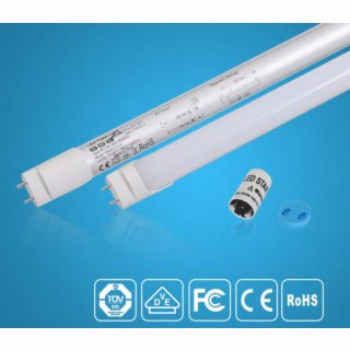 T8 LED-R&ouml;hre 150cm 25W Retrofit f&uuml;r KVG (mit Starter) drehbar, high CRI&gt;80, T&Uuml;V, transparent