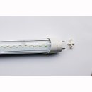 T8 LED-R&ouml;hre 150cm 25W Retrofit f&uuml;r KVG (mit Starter) drehbar, high CRI&gt;80, T&Uuml;V, transparent