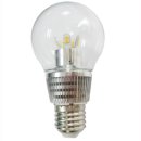 LED Kugelbirne  7W SMD 330&deg;  high CRI warmweiss 2800K, 500lm, dimmbar 30-100%