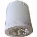 Downlight Aufbau LED, Cree COB 32W, 38&deg;, Geh&auml;use wei&szlig; 230V, dimmbar, D190mm