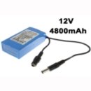 Akkupack Li-Ionen 12V 4800mA in Kunststofgeh&auml;use blau