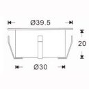 LED Bodenstrahler, Argos RGB rund, IP67, edelstahl, RGB,...