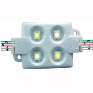 Modul SMD bicolor 4X5050 1,6W 12V LG Injection IP65 dimmbar, Premiumklasse dualweiss