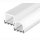 Mikalux GIP- Profil  breit f. doppel LED-Streifen, 26,2x7,5mm eloxiert, Abdeckung rund oder eckig