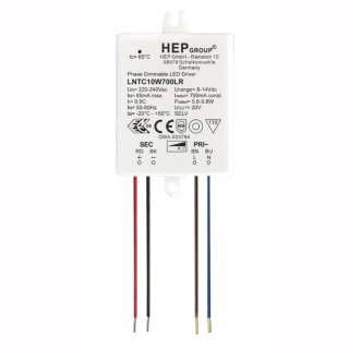 LED Konstantstromtreiber 700mA 3-21V DC 3-9W incl. Verteilerbox  - nur in Serienschaltung!