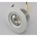 Downlight LED 6W COB, 38&deg; Treiberlos, 230V, dimmbar,...