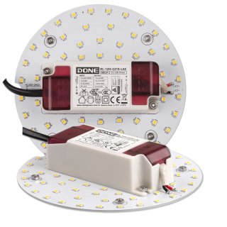 Downlight-LED-Inlay Set 9W, rund 130mm mit Trafo und Magnethaltern