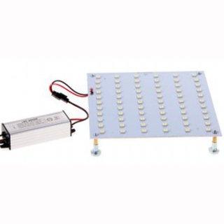 Downlight-LED-Inlay Set 12W, 160x160mm mit Trafo und Magnethaltern