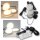 Downlight Aufbau LED 3x3W Set Cabinett 120&deg; ww, Alu natur poliert, d=60mm, 