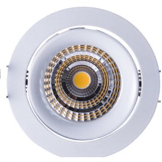 Downlight 8W COB, dimmbar 35&deg;, DA=75mm, Tiefe nur 48mm, schwenkbar