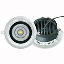 Downlight Sharp 18W  mit Trafo, Einbauring wei&szlig;...