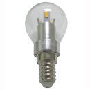 Kugelbirne LED E14 3W klar, 250lm, SMD high CRI dimmbar 30-100%