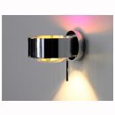 LED Wandaufbaulampe PUK Wall MAXX + drehbar &Oslash;120mm, 2x12W